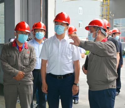 落实防汛工作 筑牢安全防线|郑州市委书记惠新安调研山东壹定发药业防汛及汛期企业安全出产工作